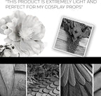 Moldable Cosplay Foam Clay (White) by Pixiss (300 Gram) Cosplay Foam Clay - High Density and Perfect for Intricate Designs | Air Dry | Great for Cutting with Knife or Rotary Tool, Sanding or Shaping