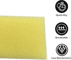 FoamRush 8" x 24" x 24" Water-Resistant Dry Fast Outdoor Upholstery Foam Sheet for Outdoor & Marine Furniture (Chair Cushion Foam for Patio Furniture, Boat Seat Cushion Replacement)