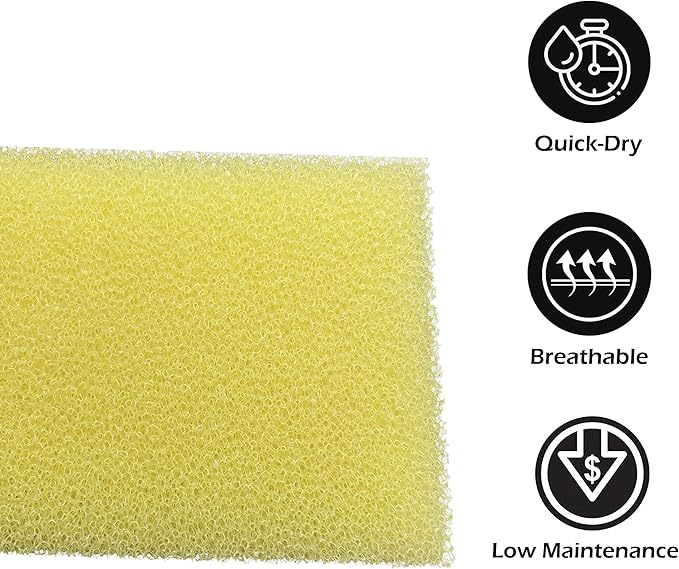 FoamRush 1" x 24" x 24" Water-Resistant Dry Fast Outdoor Upholstery Foam Sheet for Outdoor & Marine Furniture (Chair Cushion Foam for Patio Furniture, Boat Seat Cushion Replacement)