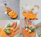 Colorful 50+ Pcs Scallop Shell Natural Mixed Color Seashells for Fish Tank Home Decorations Beach Theme Party Candle Making Wedding Decor DIY Crafts Vase Fillers
