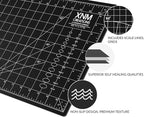 XNM Premium Self Healing Cutting Mat - 12 Inches by 18 inches - A3, 3 Layer Quality PVC Construction - Dual Sided, Imperial and Metric Grid Lines - Perfect for Cutting, Sewing, and Crafts