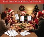 Roll A Snowman Game, Christmas Dice Games for Families & Large Groups-25 Players, Christmas Party Games for Adults, Red and Green Theme Winter Holiday Decorations White Elephant Gifts Ideas
