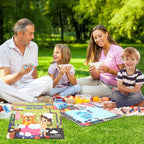 Logical Puzzle,Sequence Matching Game,with Cards（30 Scenes）,Classic Path Planning Toy,STEM Educational Toys,Family Game,Logic Labyrinth Games for Adults and Kids(2 Puzzles).