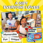 Odd Pieces Jigsaw Puzzles 1000 Pieces - Magic Mystery Story Secret Ending Puzzle - Perfect Game Night for Adults & Kids - Ocean Theme Challenging (Beyond The Kelp)