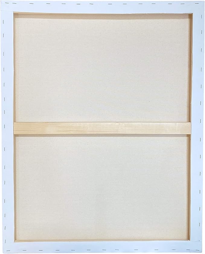 milo Stretched Artist Canvas | 30x40 inches | 4 Pack | 1.5” inch Thick Gallery Profile | 11 oz Primed Large Canvases for Painting, Ready to Paint Art Supplies for Acrylic, Oil