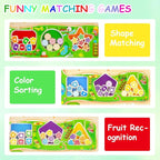 Magnetic Color & Shape Maze, Toddler Montessori Toys for 3 4 5 Year Old Girl Boy Birthday Gift, Magnetic Puzzles Board for Kids, Wooden Magnets Color Shape Sorting Toys, Preschool Learning Activities