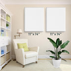 ESRICH 11x14 Canvases for Painting, 24 Pack Blank White Canvases for Painting - Cotton Paint Canvases for Oil, Acrylic & Watercolor Paint.
