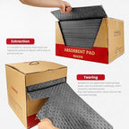 Universal Absorbent Pads Roll | 16"x20" Water Absorbent Mat 100-Pack | Industrial Spill Control for Liquids Leak(32 Gal/Box) | Oil Absorbing Rolls