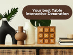 BSIRI Wooden XO Blocks (L) Tic Tac Toe Board Games - Ideal for Kids Games, Family Games and Game Night for Adults, Farmhouse Decor for Coffee Table Decor and Unique Gifts for All Occasion (5.5 Inch)