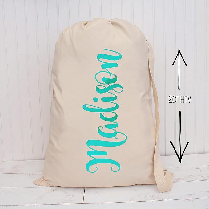 10 Yard x 20" Wide Roll Threadart Metallic Aqua Heat Transfer Vinyl Film | Compatible with Venture Explore and Maker, Silhouette Cameo, & Large Format Cutters