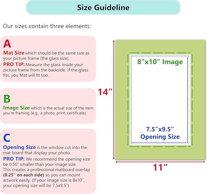 Poster Master Dark Gray Matboard – 4-Ply Acid-Free Picture Mat Board with 45° Beveled Cut, Made in USA, Custom Cut to Any Size, 1/16" Thickness for Framing & Displays