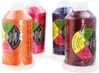 Mandala Crafts Maroon Purple Orange Hot Pink Heavy Duty Thread - 6000 Yds Tex 90 Thread - Bonded Polyester Thread Outdoor Marine Upholstery Threads