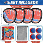 4 Packs Catch Ball Game Set, Baseball Training Glove, Outdoor Toys, Summer Beach Pool Yard Backyard Lawn Camping Sports Play Toy Games for Toddlers Kids Teens Adults Family Game, Fun Ideal Gifts