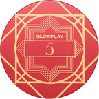 SLOWPLAY Nash Ceramic Poker Chips in Bulk, Casino Grade Ceramic 12-Gram Poker Chip for Texas Hold'em, 43mm Professional Chips Pack of 50 with Denomination of 5