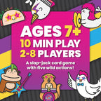 Wild, Wild Taco – by Taco Cat Goat Cheese Pizza - Hilarious, Fast-Paced Slap-Jack Card Game for Kids, Teens, and Adults. Family Friendly Party Game. Great Gift for Kids Ages 7+, 2-8 Players, 10 min