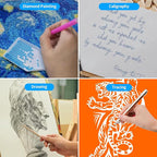 TOHETO A3 Light Board for Diamond Painting, Super Bright Magnetic Light Pad with Side Buttons, Lightbox for Tracing and Drawing, Corded Light Table for Sketching, Animation, Weeding Vinyl (White)
