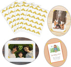 240 Pieces Photo Corners Self Adhesive Photo Corner Stickers, Picture Mounting Corners Acid Free Photo Corner for DIY Scrapbook, Album, Picture Frames, Journal Supplies (Gold)
