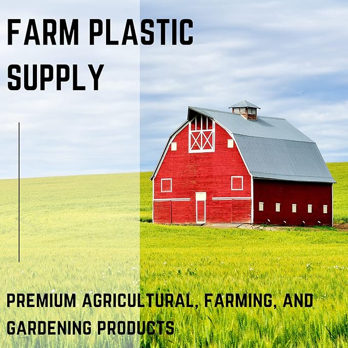 Farm Plastic Supply - Clear Vinyl Sheeting - 15 Mil - (4'6" x 45') - Vinyl Plastic Sheeting, Clear Vinyl Sheet for Storm Windows, Covering, Protection, Tablecloth Protector