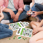 Football Party Bingo Game Cards(24 Players), Sport Themed Bingo Card for Family Friend Adult, Large Group Holiday Party Activity Favor Decoration Supplies -009
