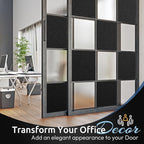 rabbitgoo Blackout Window Film, Sun Heat Blocking Privacy Cover for Glass, Removable Opaque Room Darkening Dark Black Out Window Covers Tint Shades for Home Day Sleep Light Blocker 35.4 x 157 Inches