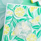 BAOFALI 3D Embossing Folders Lemon Textured for Card Making,Embossing Template Paper Card Embossing Stencil for DIY Scrapbooking Photo Album Card Paper Craft Decoration 6.3" L x 4.5" W