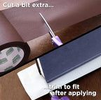 BookGuard 4 inch Premium Bookbinding Repair Cloth Tape, 15 Yard Roll, Brown