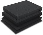 Coengwui Pick and Pluck Foam Inserts, Pre-Cubed Pick Apart Sheets for Crafts Toolbox Game Box Camera Cases Drawer Storage (2Pack 16 x 12 x 2" with 0.4" Bottom Padding)