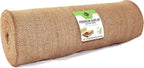 12" x 10yd NO-FRAY Burlap Roll ~ 3 - 5 Table Runners ~ Natural Long Fabric with Finished Edges. Perfect for Weddings, Placemats, Crafts. Decorate Without The Mess!