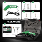 Huanyu Electric Hot Knife Rope Cutter Fabric Cutting Tool Kit 4 Blades Pro Fabric Cutting 600° C Heat Cutter 100W Heat Sealer for Sponge Cloth Board Webbing Continuous Working