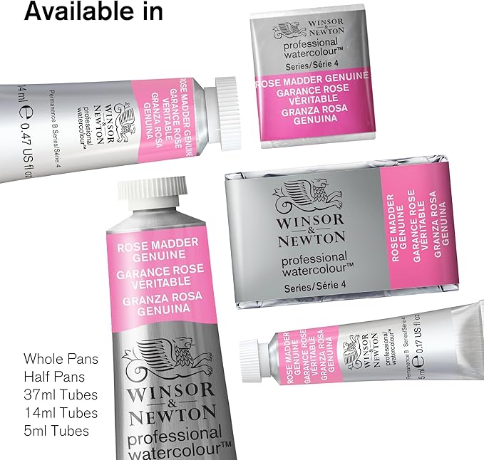 Winsor & Newton Professional Watercolor, Half Pan, Lamp Black