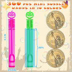200 Piece Halloween Party Favor Bubbles, Halloween Bubble Wands Bulk for Kids Party Favor Supplies, Trick or Treat Goodie Bags, School Classroom Game Rewards, Halloween Miniatures