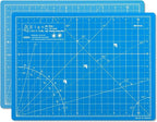 Elan Cutting Mat A4 Blue, Self Healing Cutting Mat 9x12 Inch, 5-Ply Craft Board Blue, Hobby Board for Crafts 9x12 Inch