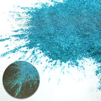 Ceya Highly Chameleon Mica Pigment, 1.8oz/ 50g Ultramarine Green Chrome Powder, Cosmetic Grade Pearlescent Effect Color Shift Pigment for Epoxy Resin, Makeup, Nail Polish, Soap Dye, Candle Making