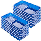 Mister Rui 4 Inch Paint Tray Liners, 15 Pack, Plastic Paint Trays, Small Paint Trays for Painting