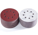 S SATC 150 PCS Sanding Disc 5 Inch 8 Hole Hook and Loop Sanding Discs for Random Orbital Sander 600 Grit