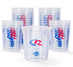 Paint Mixing Cup 20 Ounce, Accurate Measurements in Ratios and OZ. and ML, 12PCS Plastic Graduated Measuring Cups for Paint, Resin, Epoxy, Acrylic, Pigments, Art