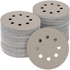 50PCS 5 inch Silicon Carbide Sanding Discs 8000 Grit, Wet Dry Orbital 5 Sander Hook and Loop Sandpaper Disc Ultra Fine Grit, Best for Metal,Automotive Precision Polishing