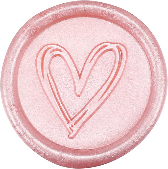 Yoption 5 Pcs Rose Gold Sealing Wax Sticks with Wicks for Wax Seal Stamp, Wedding Invitations, Gift Wrapping, Christmas