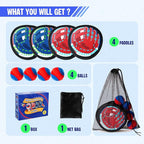 EVERICH TOY Toss and Catch Game for Toddlers - Soft, Safe & Pain-Free Baseball-Style Catching for Kids, Active Indoor & Outdoor Play Gift – Beach, Pool & Yard Toys for Boys and Girls Ages 3-8