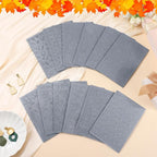 12 Pcs Fall Polymer Clay Texture Sheets Set, Maple Leaves, Pumpkin Miniature Clay Molds Pine Cone Pattern Silicone Polymer Clay Molds for Fall Autumn Thanksgiving Jewelry Earrings Making