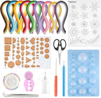 TUPARKA 19 Pcs Paper Quilling Kits 45 Colors 900 Strips Quilling Art Paper DIY Craft