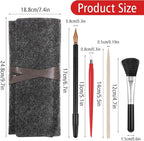 14Pcs Scratch Art Tools, Dual Tip Scratch Coloring Stylus Paper Art Kit for Adults, Complete Scratch Art Tools Set for DIY Painting and Drawing