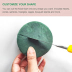 12Pcs Round Floral Foam Blocks, Wet and Dry Foam Bricks for Fresh and Artificial Flowers, Perfect for Wedding Decor, DIY Crafts, and Party Decorations
