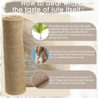 Burlap Fabric - Garden Burlap Fabric Roll Natural Jute Outdoor Fabric Burlap Weed Barrier Trees Trunk Wrap for Crafts Farmhouse Gardening Table Decor for Crafts (19.7" x 15 Feet)