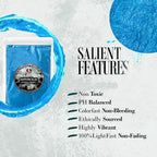 Sapphire Blue Mica Powder for Epoxy Resin 100g / 3.5oz. Sealed Bag- TECHAROOZ 2 Tone Resin Dye Color Pigment Powder for Lip Gloss, Nails, Colorant for Slime Bath Bombs Soap Making Colorant