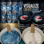 Eye Candy Pigments Premium Blue Mica Powder - Carolina Blue (50gr) - for Epoxy, Resin, Soap, Paint, Woodworking, Acrylic Pouring, Bath Bombs, Fishing Lures - DIY Arts and Crafts Additive