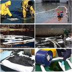 XIFENG Oil-Only Spill Kit Absorbing Spills Oil Absorbent Pads Oil Absorbent Socks Pillows 11.6 Gallon of Oils Petroleum Products for Industrial Automotive Vehicle Aid Spills (Color:only Oil)