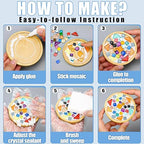 Mosaic Crystal Grout – Ultimate Grouting Solution & DIY Craft Essential for Mosaic Tile Projects, Handmade Art, & Home Decor (4.5oz)