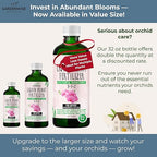 Liquid Orchid Fertilizer Concentrate 3-1-2 with Micronutrients Orchid Care Made Easy (16 OZ)