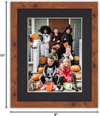Poster Palooza 8x10 Mat Bevel Cut for 5x8 Photos - Acid Free Black Precut Matboard With Backing Board and Crystal Clear, Self Seal Photo Mat Bag - For Pictures, Photos, Framing - 4-ply Thickness